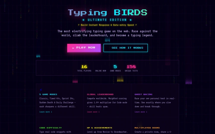 Preview of TypingBIRDS