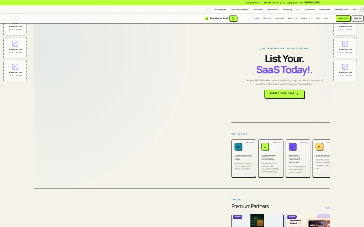 Preview of PublishYourSaaS