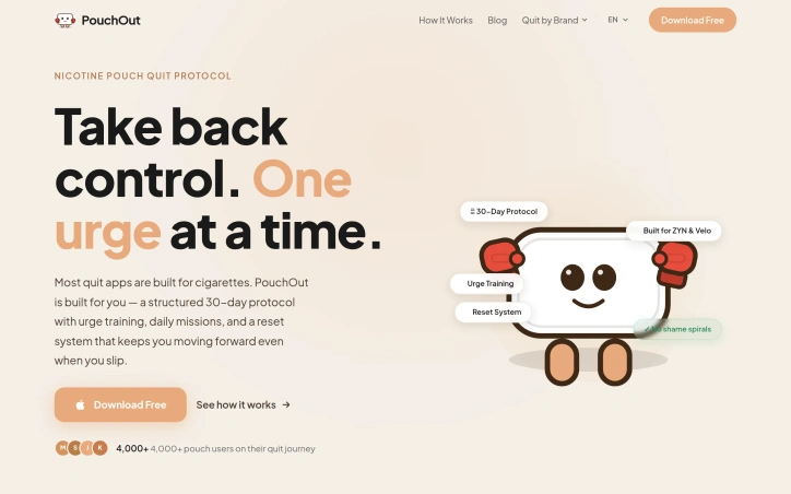 PouchOut preview