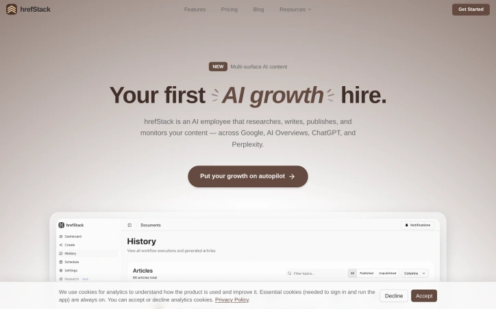 Preview of hrefStack