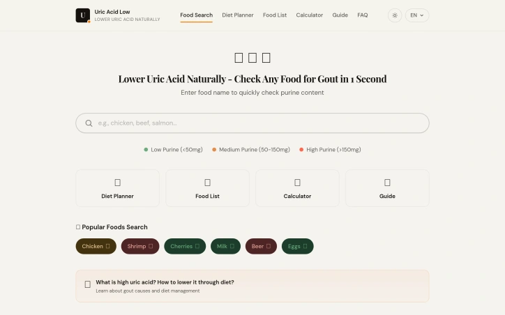 Preview of Uric Acid Low