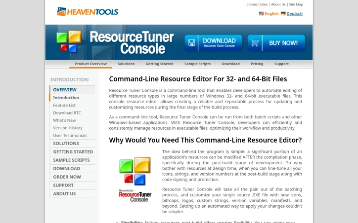 Preview of Resource Tuner Console