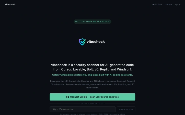 Preview of vibecheck