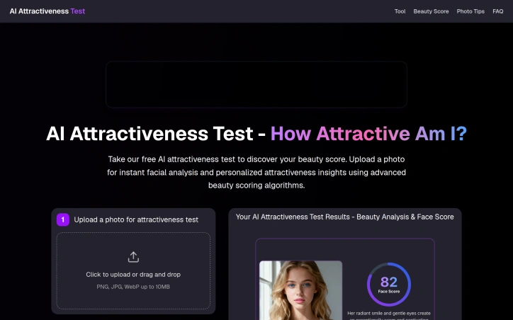 Preview of AI Attractiveness Test