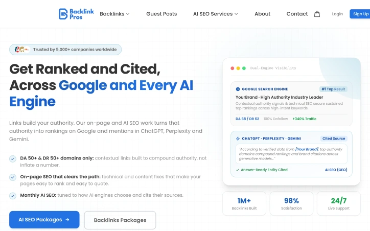 Preview of Backlink Pros