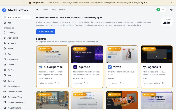 Preview of AiToolsList.Tools