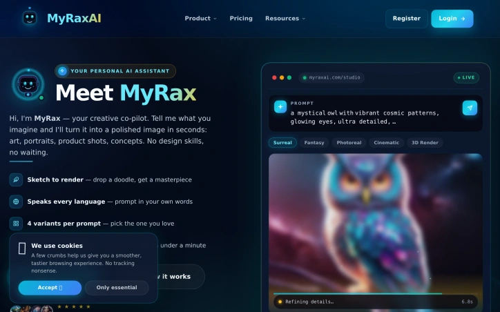 Preview of MyRaxAI