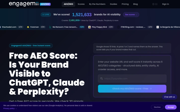 Preview of Engagemii AEO