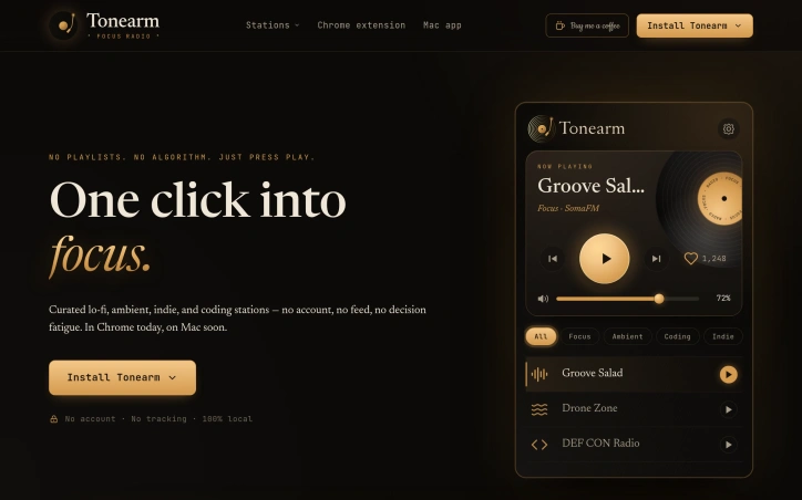 Preview of Tonearm