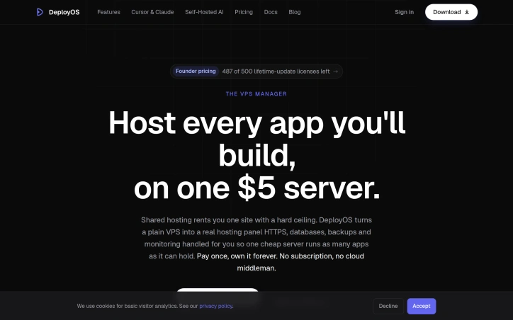 Preview of DeployOS