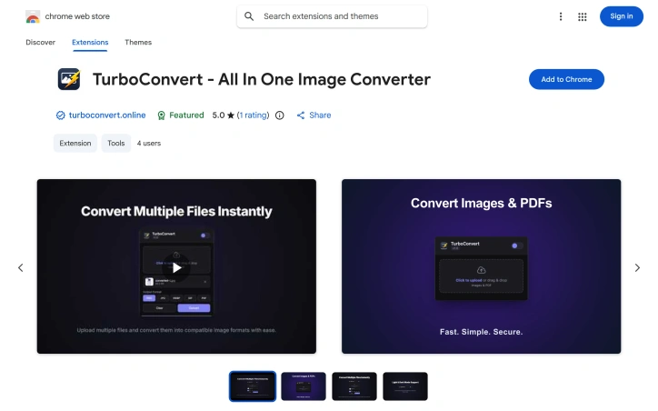 Preview of TurboConvert - Image Converter