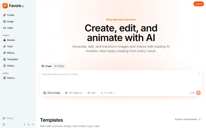 Preview of Favore AI