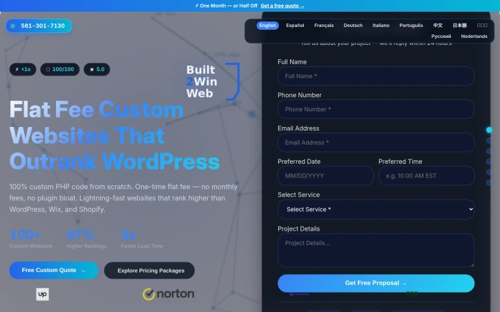 Preview of BuiltToWinWeb