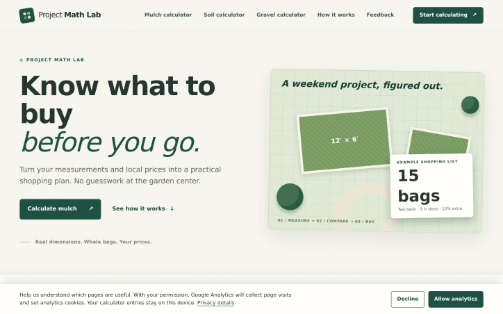 Preview of Project Math Lab