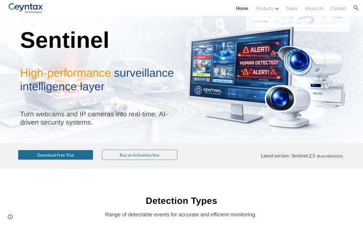 Preview of Sentinel  High-performance surveillance System