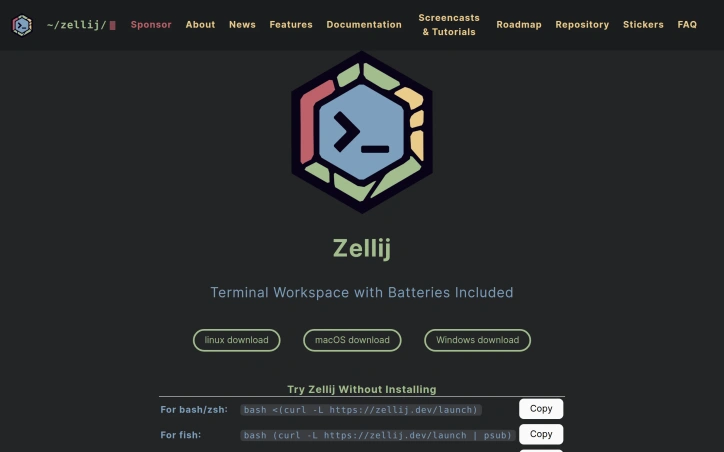 Zellij preview