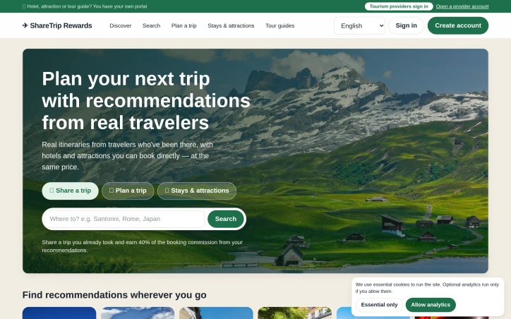 Preview of sharetrip rewards