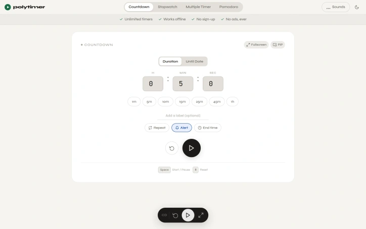 Preview of PolyTimer
