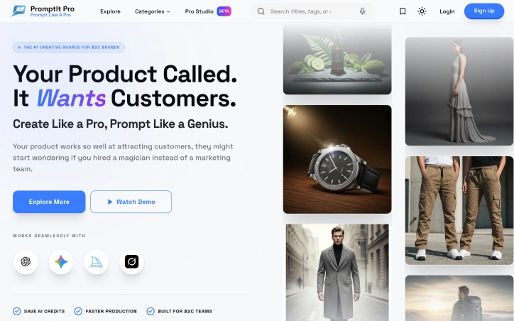 Preview of PromptIt Pro