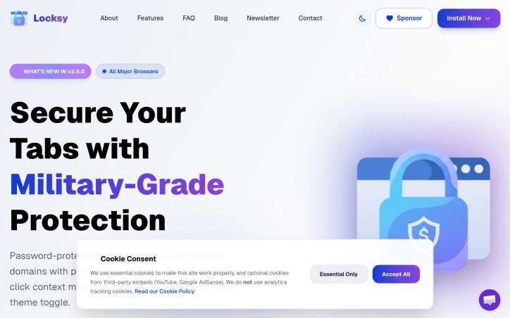 Locksy - Tab Locker & Password Protection preview