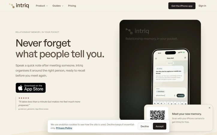 Preview of Intriq